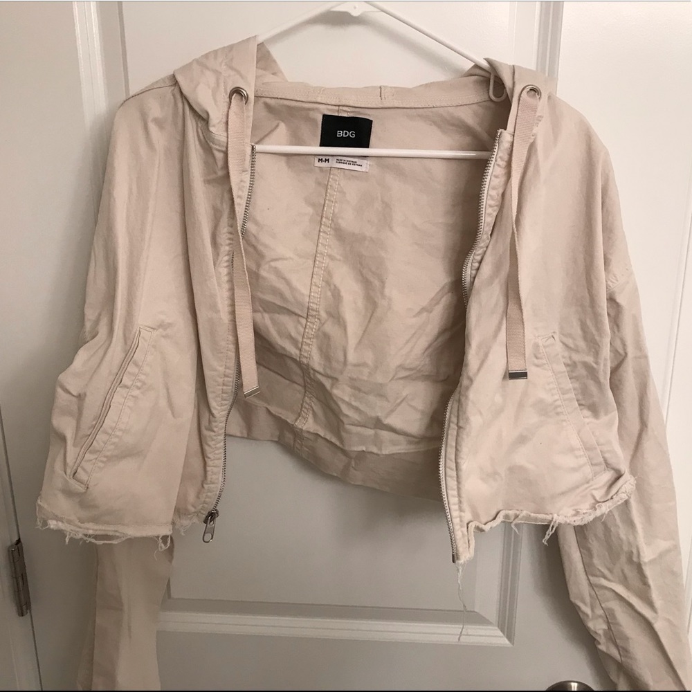 Urban Outfitters Cropped Distressed Jacket - Picture 3 of 3